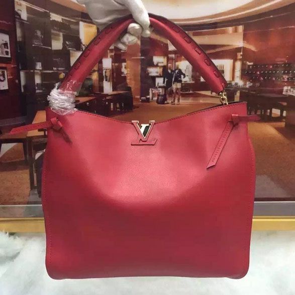 Louis Vuitton in pelle di vitello Tournon Hobo Borse M50541 rosso