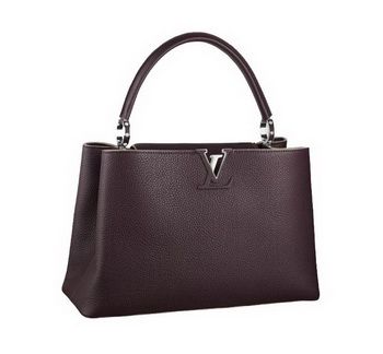 LV Capucines Elegante Borsa MM M48869 Brown