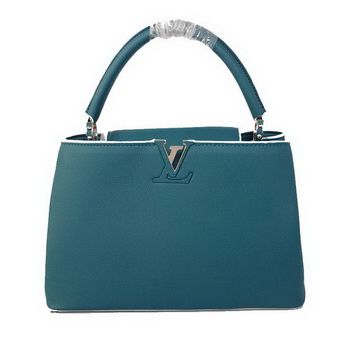 LV Capucines Elegante Borsa MM M48871 Skyblue