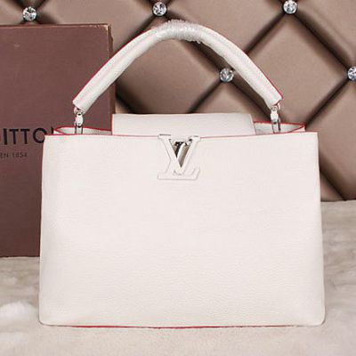 Louis Vuitton Borse eleganti Capucines MM M48868 Bianco