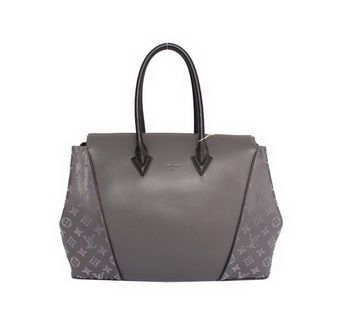 Borsa in pelle LV Monogram in pelle di vitello W MM M94338 Grigio