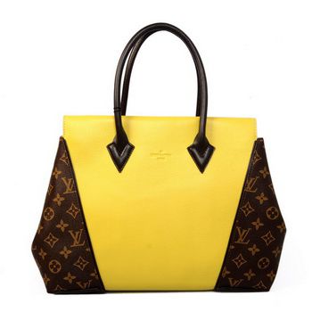 LV Monogram Canvas & Leather W Borse PM M41007 Giallo