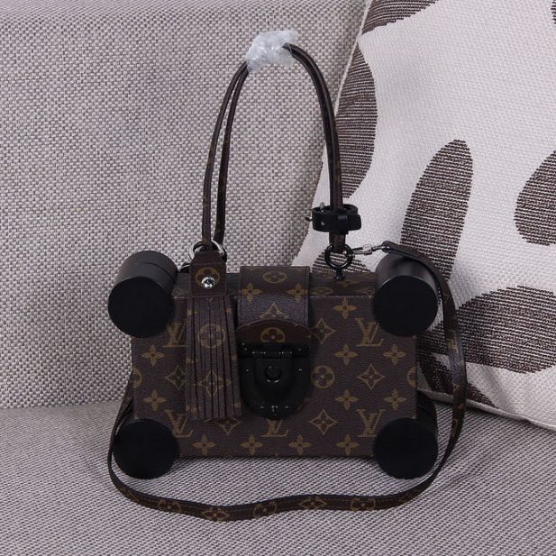 Louis Vuitton Monogram Canvas Petite Malle Mini Borse M42153