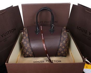 Anello di Louis Vuitton M40941 Monogram Canvas PM W Brown