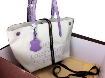 Louis Vuitton Monogram Denim Cabas MM M94501 Lavanda