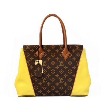 LV Monogram in pelle e tela W Borse PM M41006 Giallo