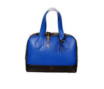 Pelle Liscia originale Louis Vuitton Alma PM M94603 Blu