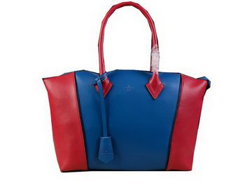 Louis Vuitton M96488 Blu & Rosso Veau Cachemire LOCKIT