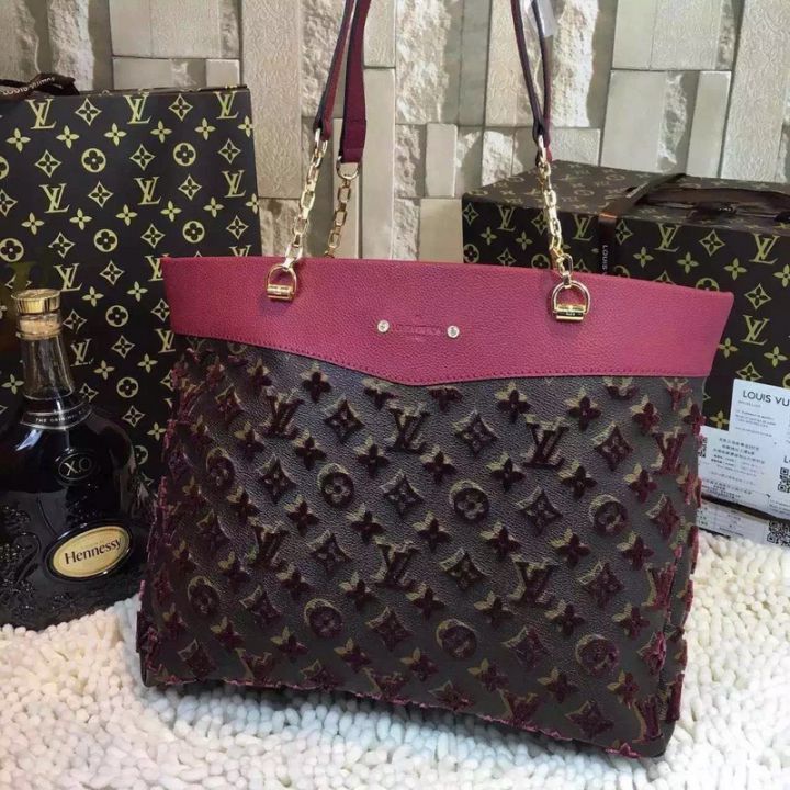 Louis Vuitton Veau Cachemire Pallas Shopper Borse M41580 Fucsia