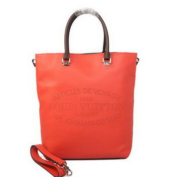 LV Veau Soie in pelle originale FLORE MM M48860 Rosso