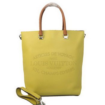 LV Veau Soie in pelle originale FLORE MM M48860 Giallo