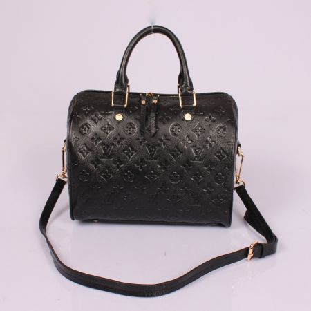 Louis Vuitton Monogram Empreinte Speedy bandoulière 25 M40762 Nero