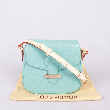 Louis Vuitton Monogram Vernis BELLFLOWER GM M91706 Blu