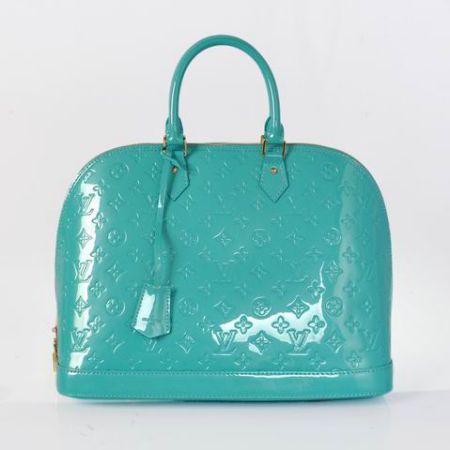 Louis Vuitton Monogram Vernis Alma PM M93625 Blu