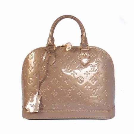 Louis Vuitton Monogram Vernis Alma PM M93626 Champagne