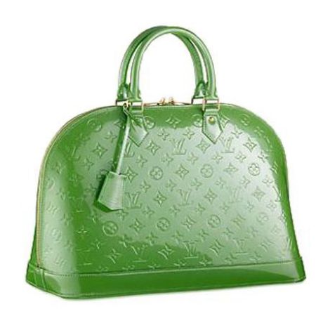 Louis Vuitton Monogram Vernis Alma PM M93626 verde