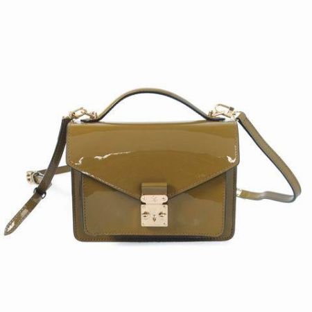 Louis Vuitton Monogram Vernis Monceau BB M91581 Olive Green