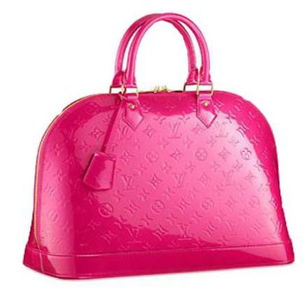 Louis Vuitton Monogram Vernis Alma PM M93626 Peach