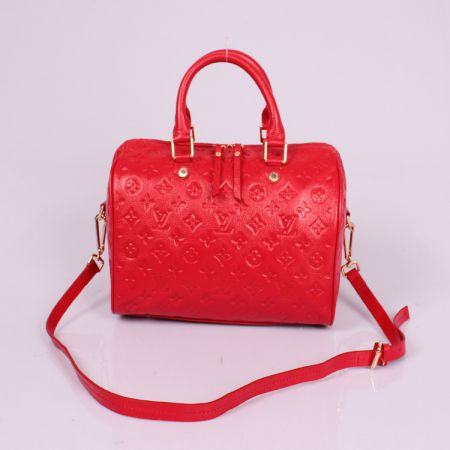 Louis Vuitton Monogram Empreinte bandoulière Speedy 25 M40762 Red