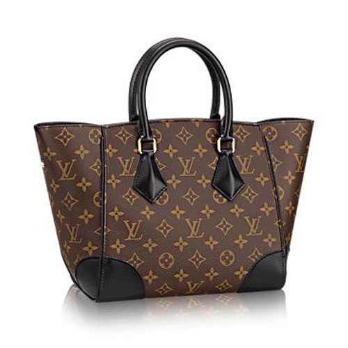 Louis Vuitton Monogram Canvas rivestito Phenix PM M41538 Nero