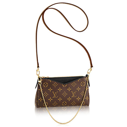 Louis Vuitton Monogram Canvas M41639 frizione Pallas Nero