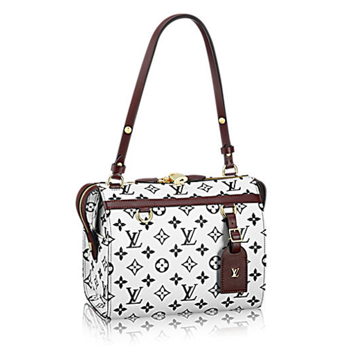 Louis Vuitton Monogram Canvas Speedy Coated Amazon PM M42210 Nero Blanc