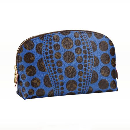 Louis Vuitton Yayoi Kusama Cosmetic spingendo Blu M47345