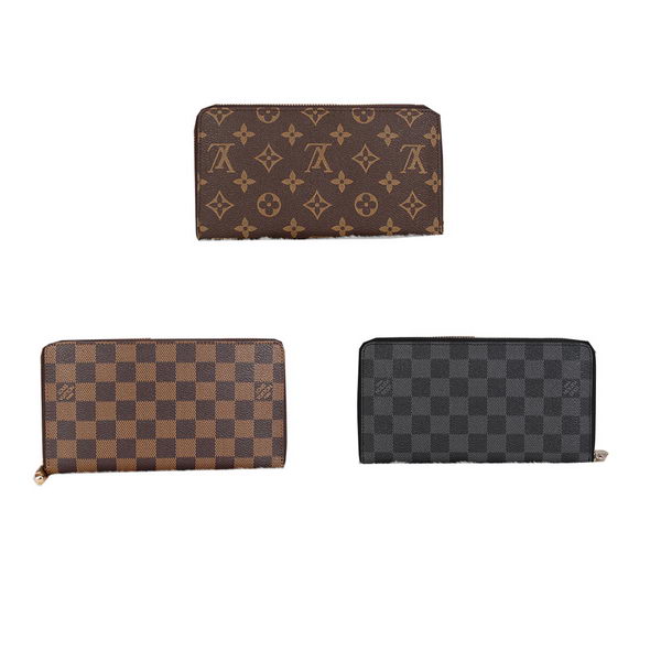 Louis Vuitton Monogram Damier Canvas Zippy Wallet M60002