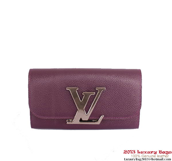 Louis Vuitton Vivienne LV Long Wallet M58176 Purple