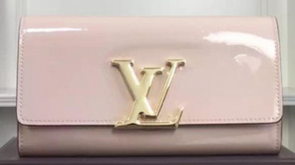 Louis Vuitton Vivienne Patent Leather LV Long Wallet M31637 Pink