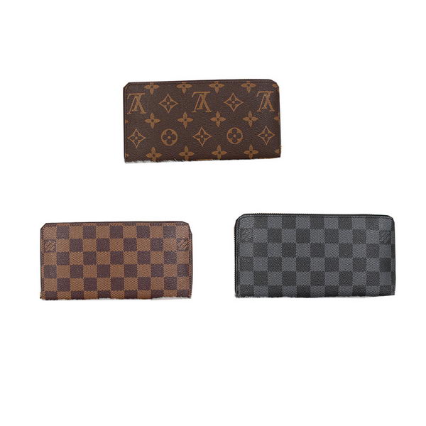 Louis Vuitton Wallets Monogram Damier Canvas Zippy N60015