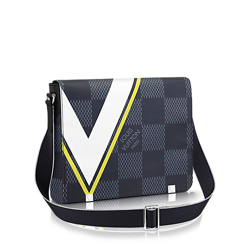 Louis Vuitton District MM Tela Damier Cobalt