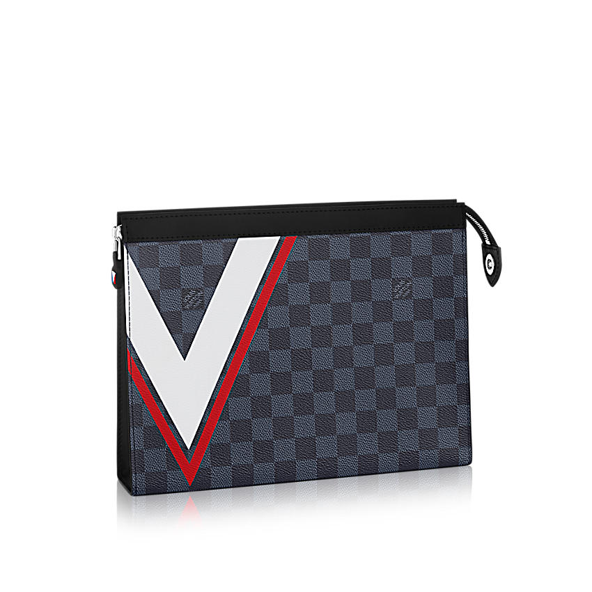 Louis Vuitton Pochette Voyage Tela Damier Cobalt