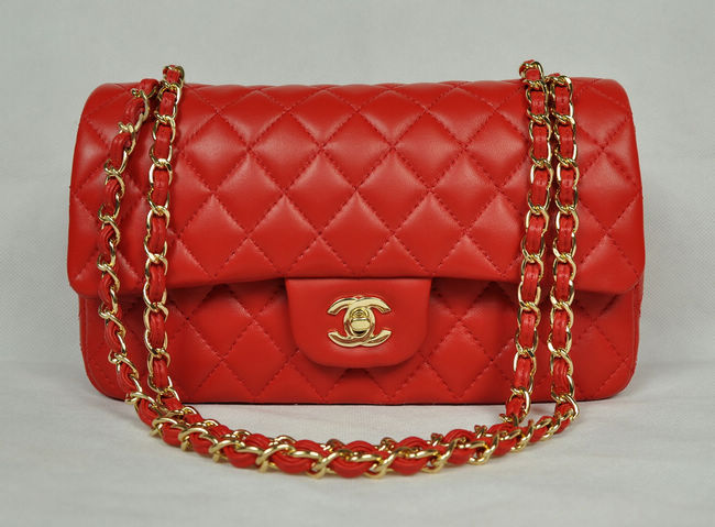 Chanel 1112 Rosso Di Pecora Catena Oro