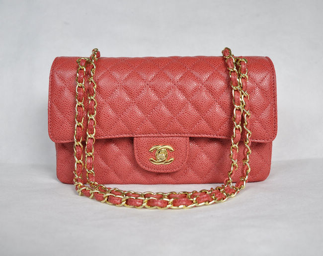 Chanel 1112 Rosso Modello Palla Catena Oro