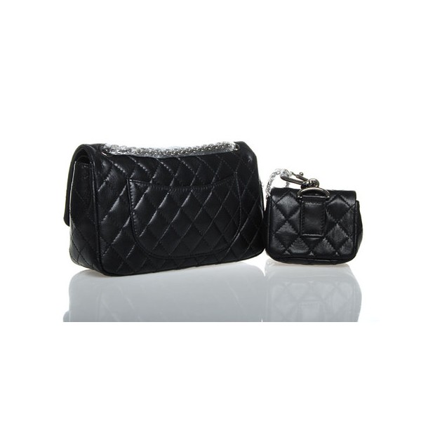 Chanel A40508 Black Flap Borse In Pelle Con I Campi Mini 2