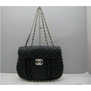 Borse Chanel A49889 Classic Black Agnello Anziani