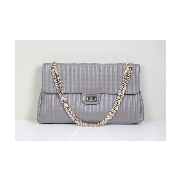 Borse Chanel A50290 Agnello Grigio Con Oro Hw