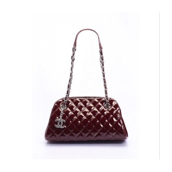 Borse Chanel A50557 Maroon Vernice Bowling