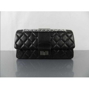 Borse Chanel A65071 Black Classic Flap Agnello