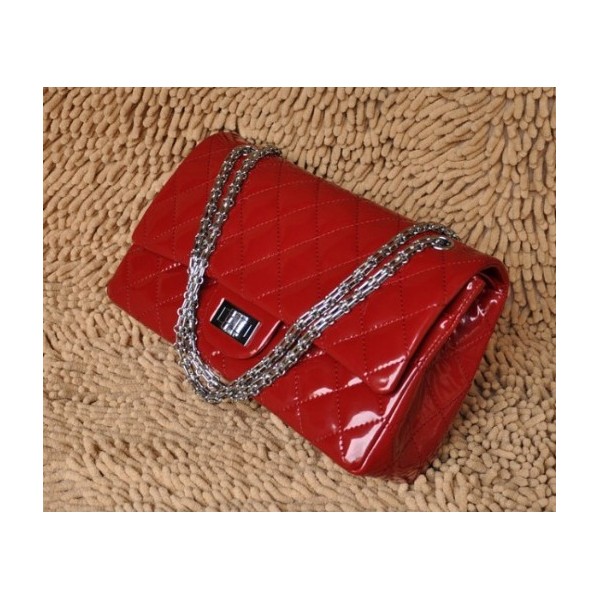 Borse Chanel Flap A30227 In Vernice Rossa Con Shw