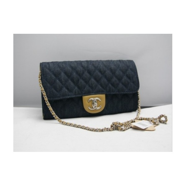 Chanel 2011 Nuovo Spalla Denim Borsa Trapuntata