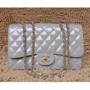 Chanel A28600 Borse Jumbo Flap In Vernice Nera Con Oro Hw