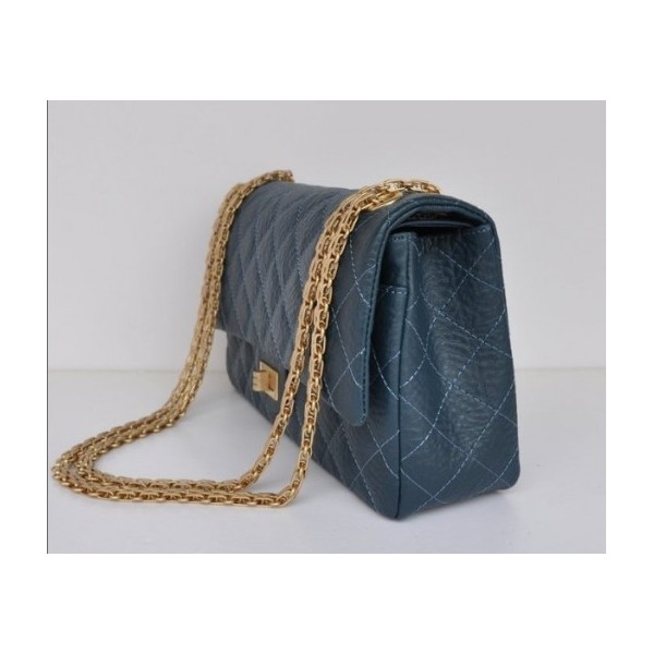 Chanel A30226 Flap Borse In Pelle Di Vitello Nero Con Oro Hw Cla