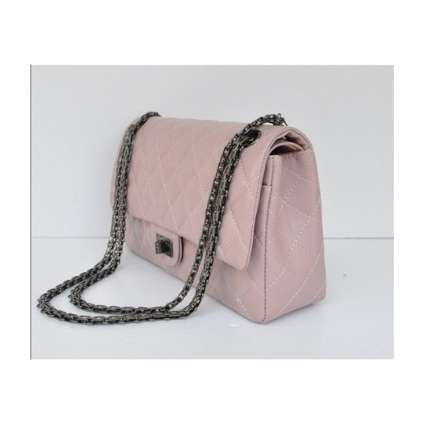 Chanel A30226 Rosa Chiaro Vitello Flap Bag In Pelle Con Una Pist