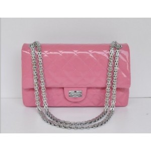 Chanel A30226 Brevetti Flap Borse In Pelle Di Pesca Con Silver H