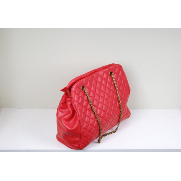 Chanel A49855 Red Agnello Bag Large