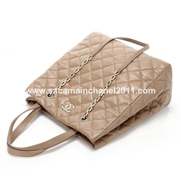 Chanel Bag A50276 Albicocca Vitello Grande Con Oro Hw