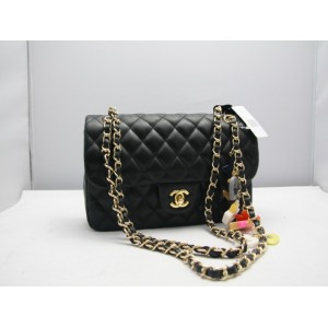 Day Chanel 2011 San Valentino Flap Borse Pelle Di Agnello Nero C