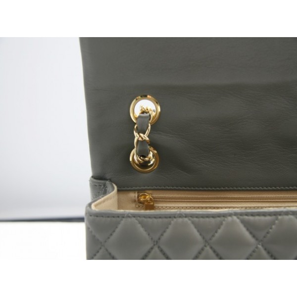 Giorno Di San Valentino Chanel 2011 Flap Borse Agnello Grigio Co